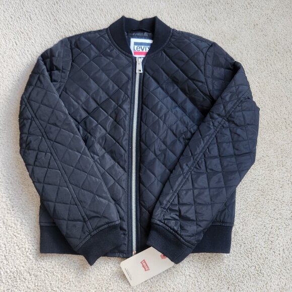 Levi's Jackets & Blazers - NWT Levi's Quilted Bomber Jacket Black Small
